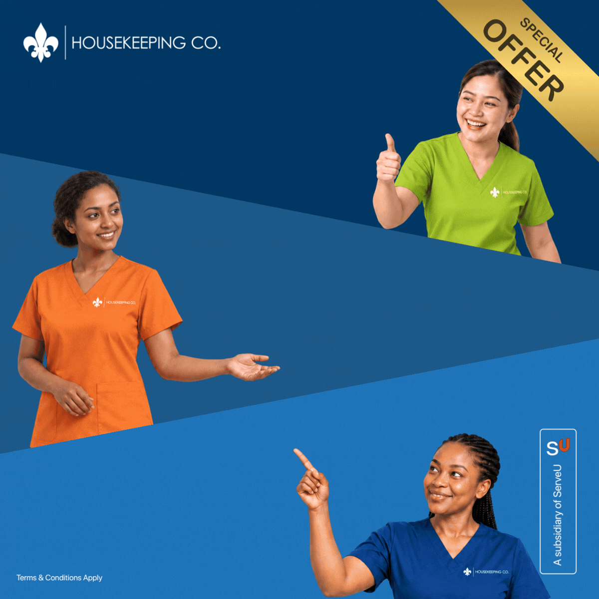 Housekeeping service promotions